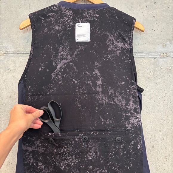Wasted Collective Utility Vest Black Splatter Streetwear, Unisex XS, NWOT - Picture 12 of 15